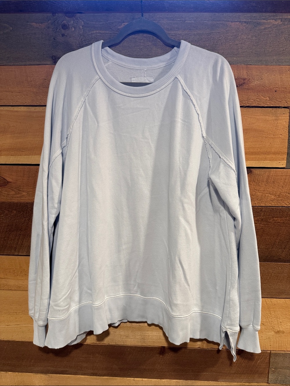 aerie Woman’s Pale Blue Crewneck Sweatshirt